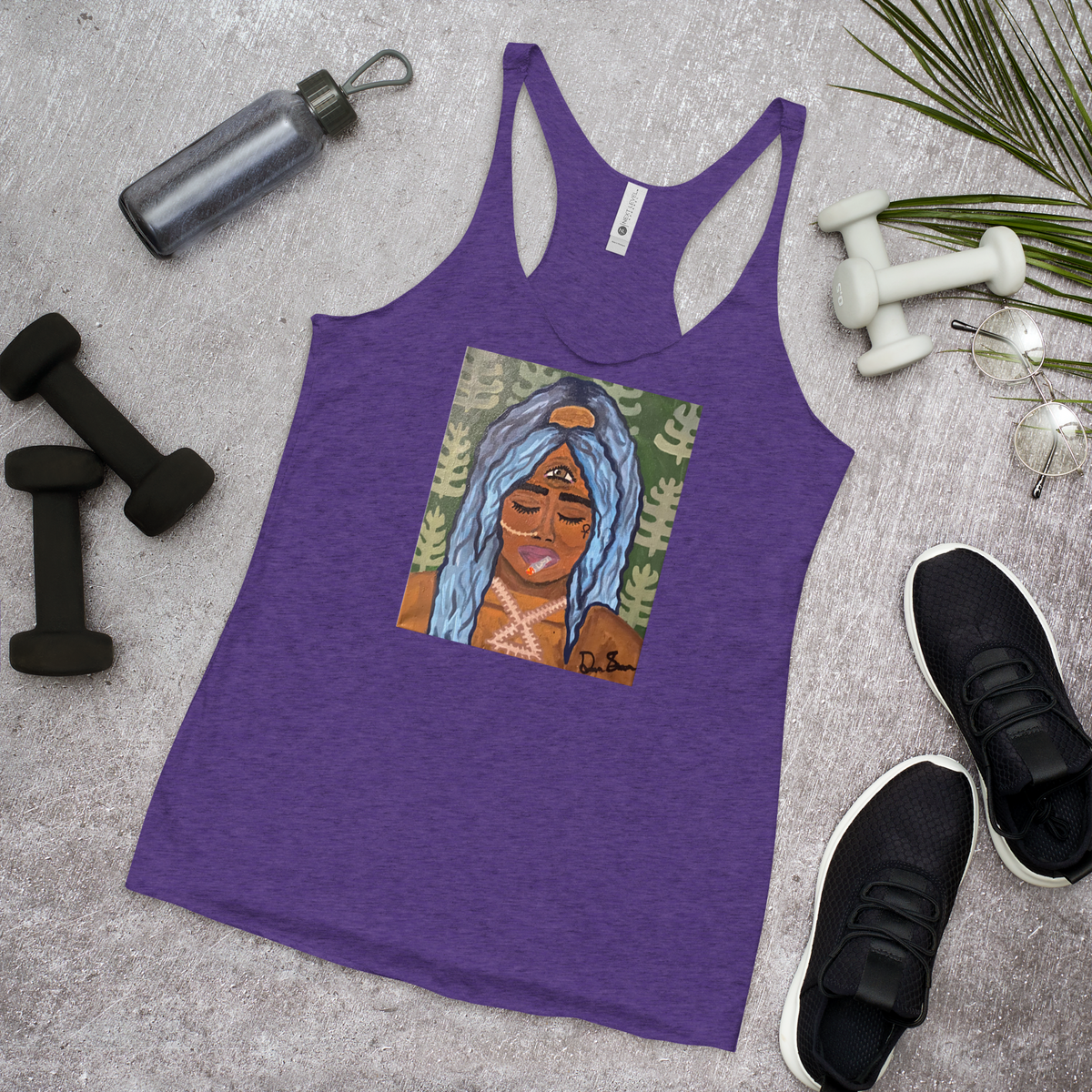 Woosah Pt. 1 Women's Graphic Racerback Tank