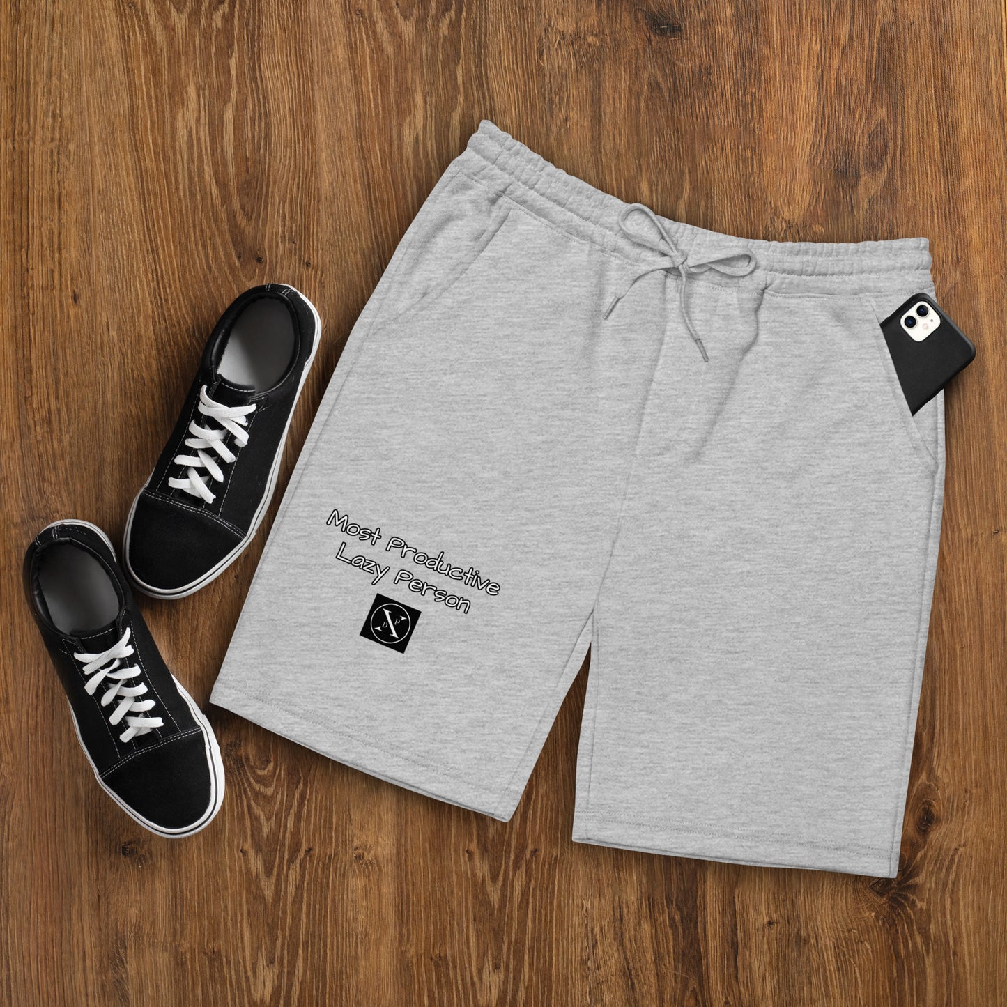 Most Productive Lazy Person Men's Fleece Shorts