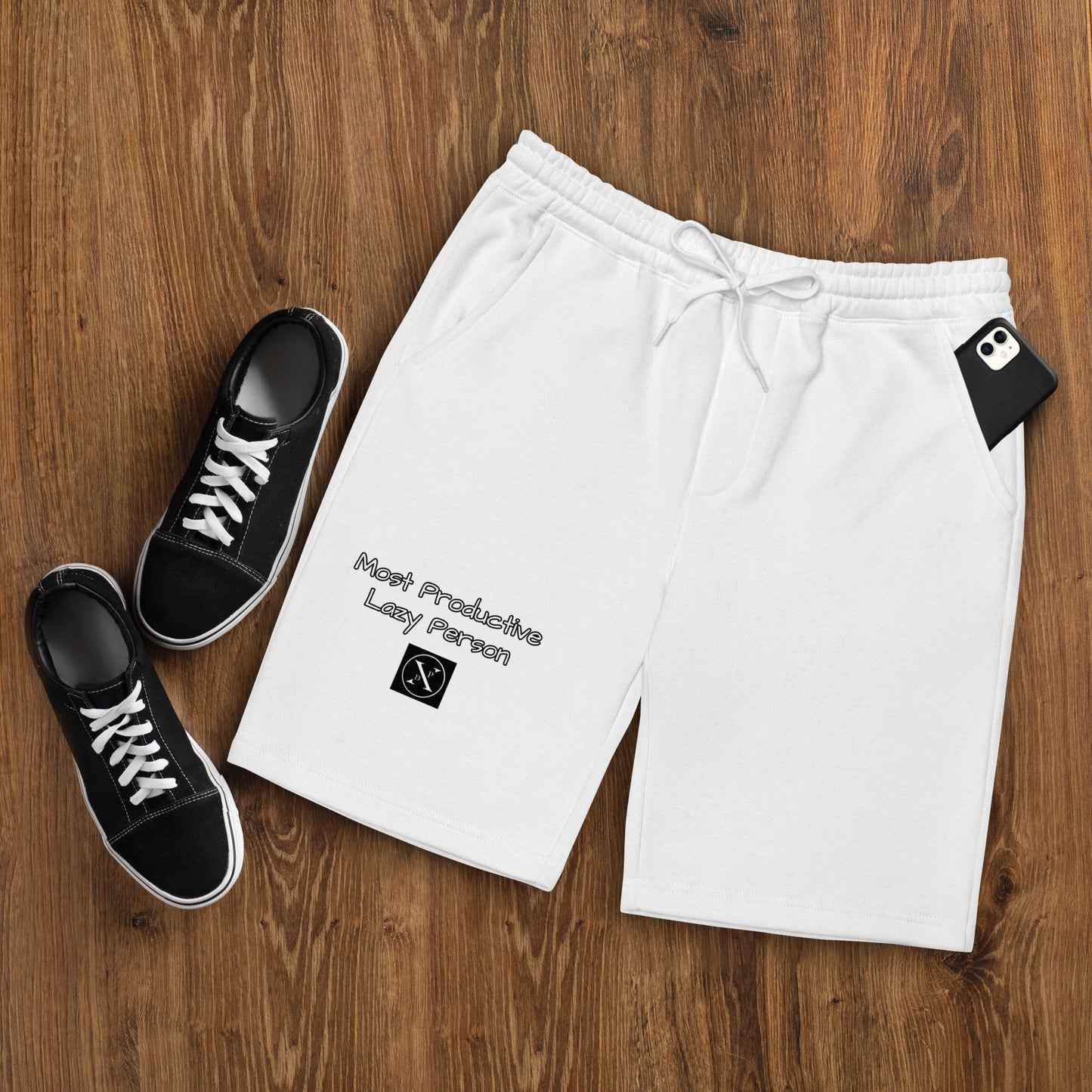 Most Productive Lazy Person Men's Fleece Shorts