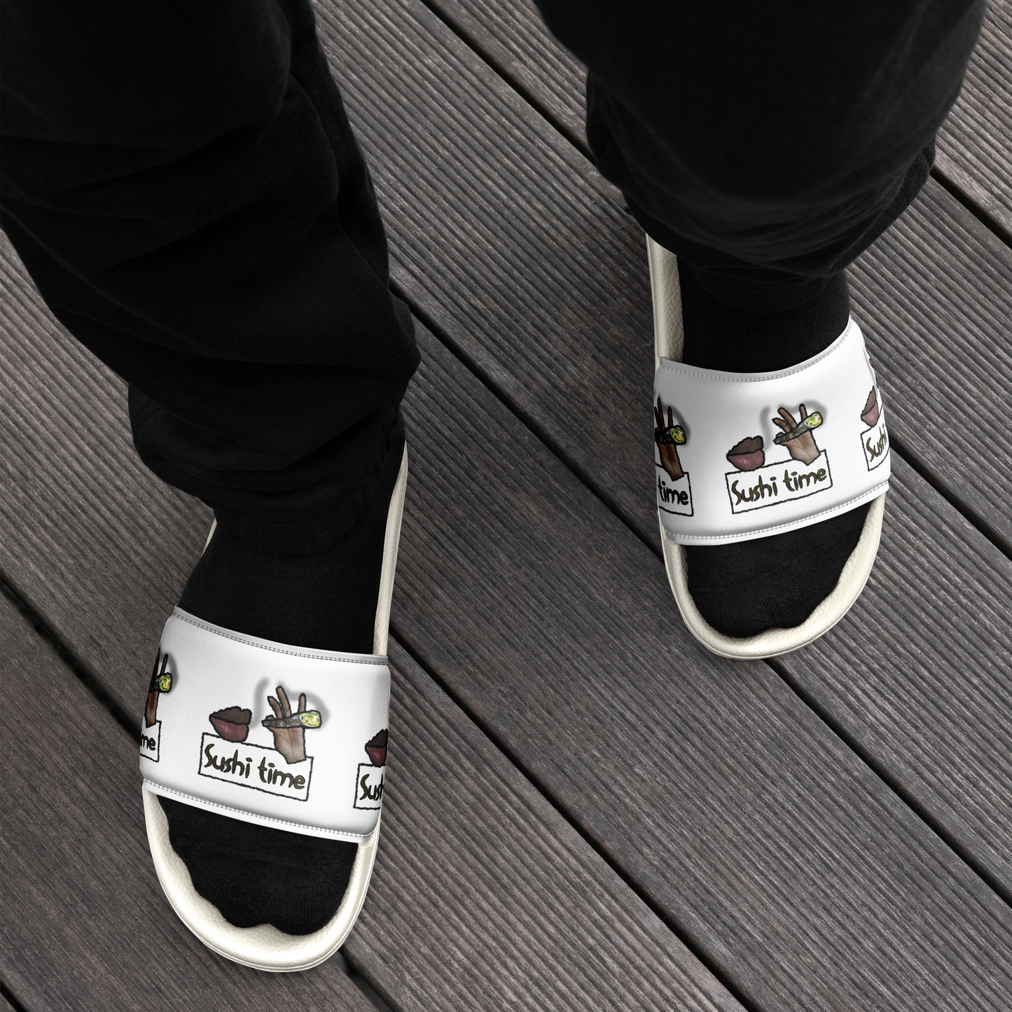 Sushi Time Men’s Graphic Slides