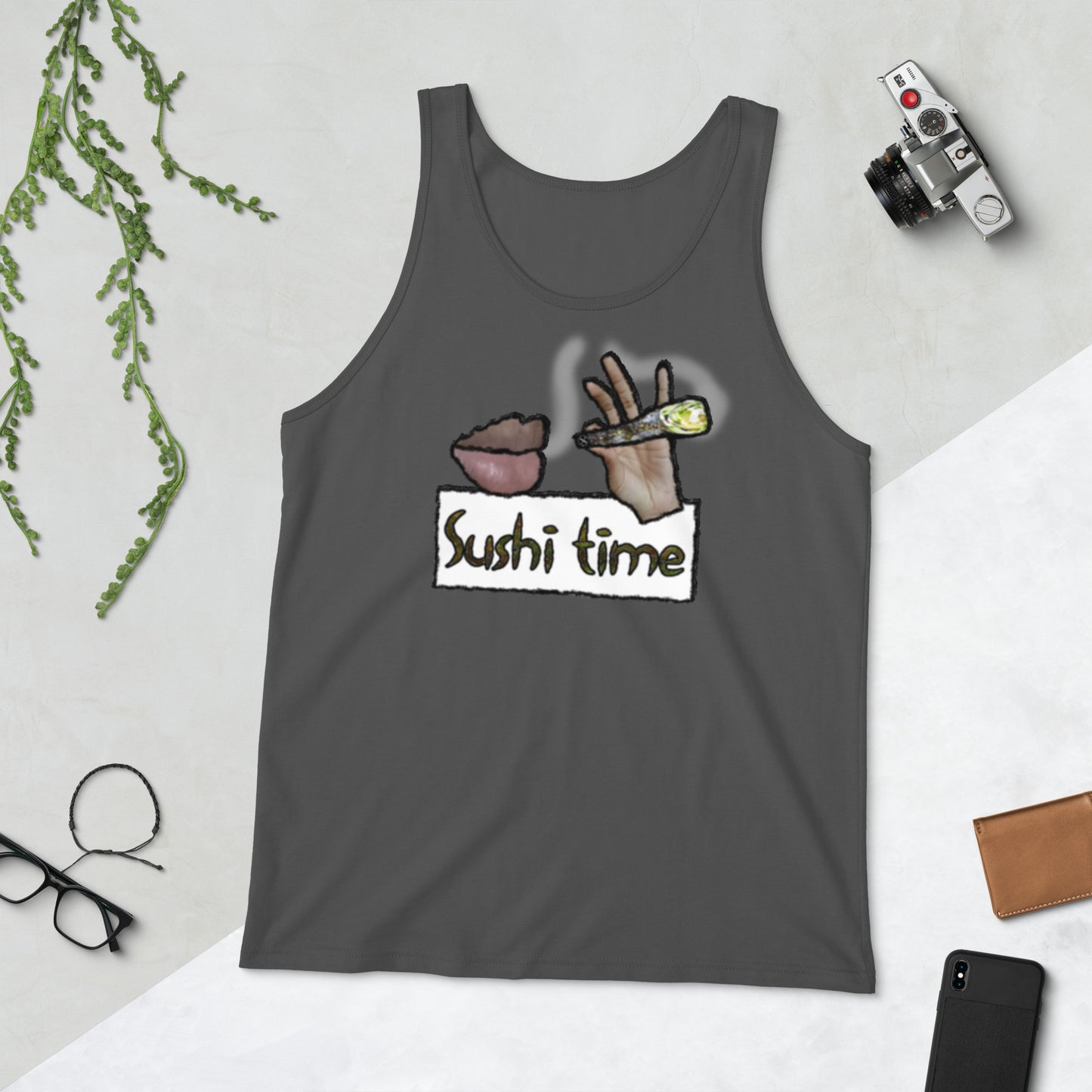 Sushi Time Men's Graphic Tank Top