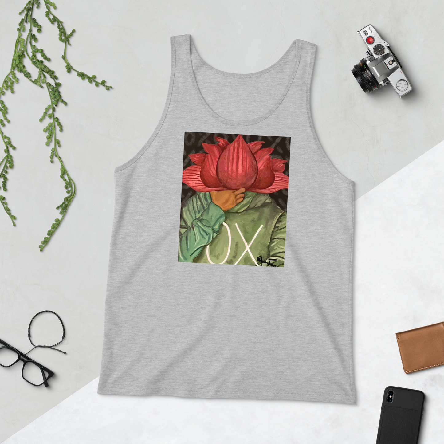 OX Flower Bomb Men's Graphic Tank Top