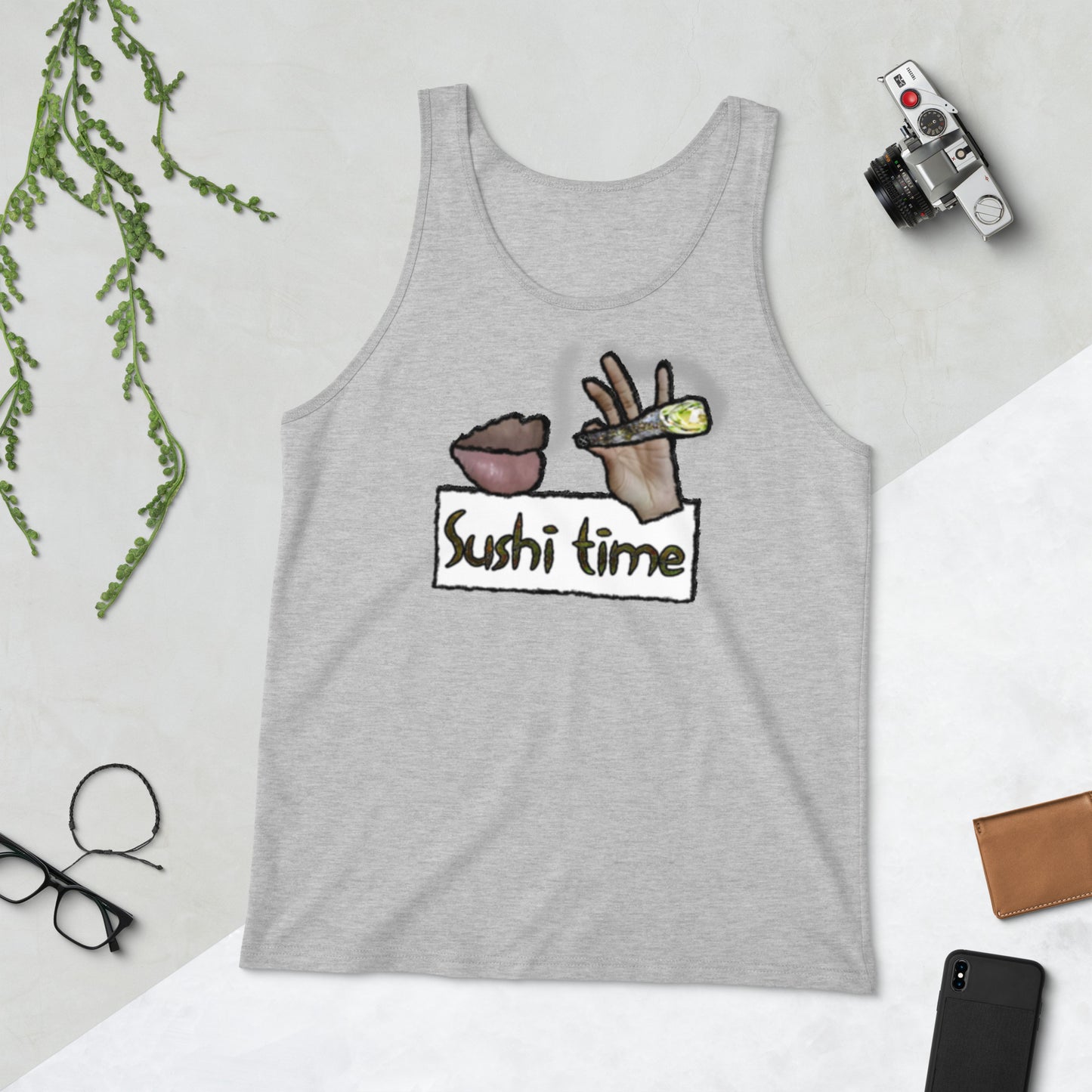 Sushi Time Men's Graphic Tank Top