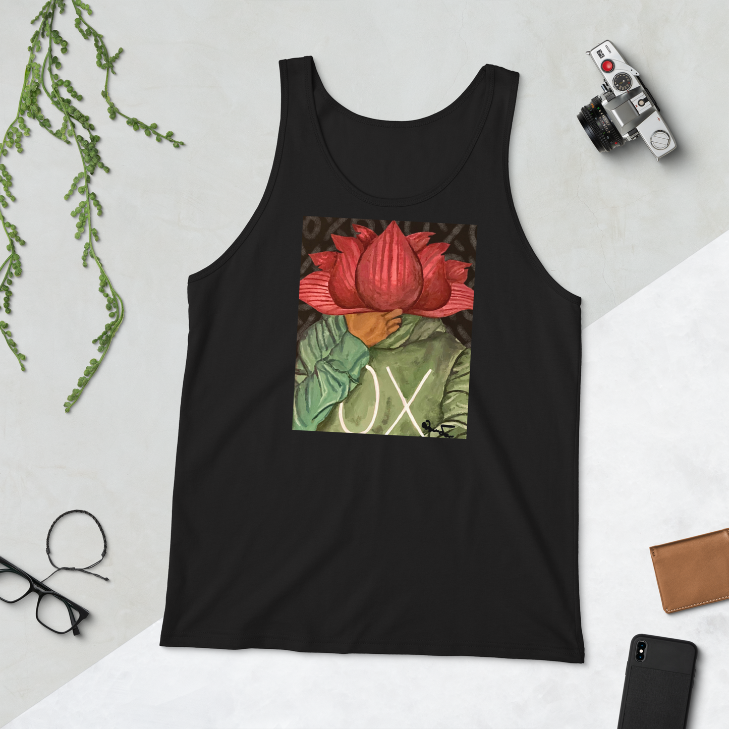 OX Flower Bomb Men's Graphic Tank Top