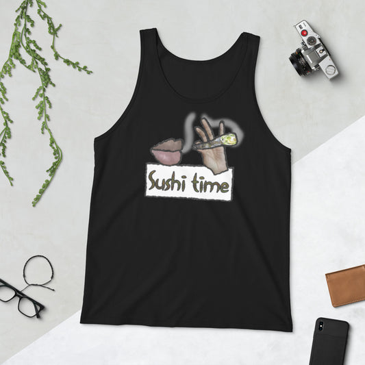 Sushi Time Men's Graphic Tank Top