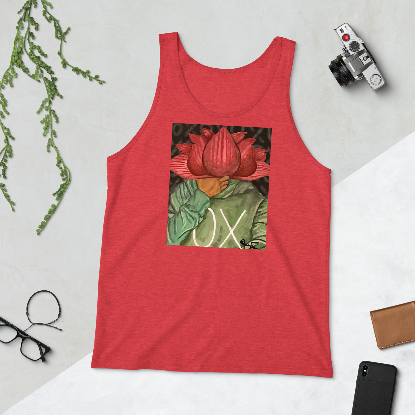 OX Flower Bomb Men's Graphic Tank Top