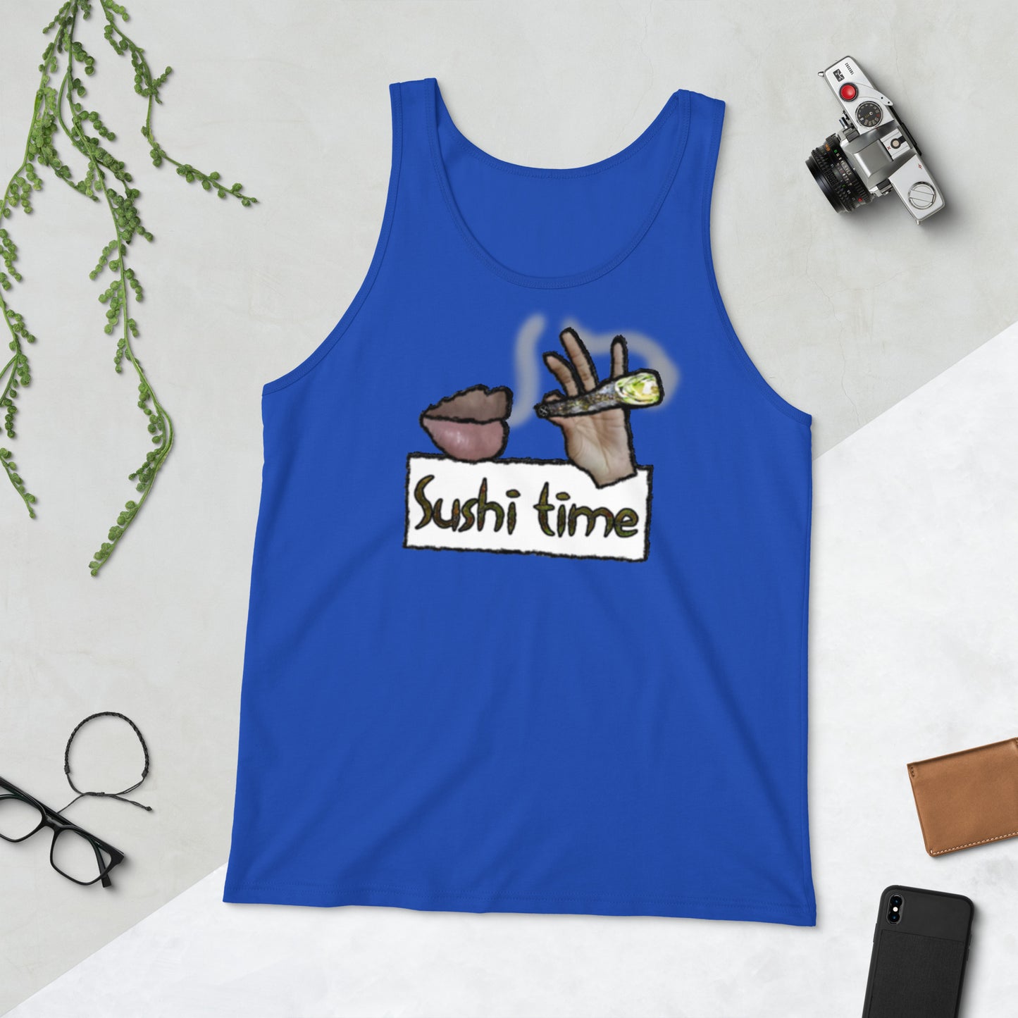 Sushi Time Men's Graphic Tank Top