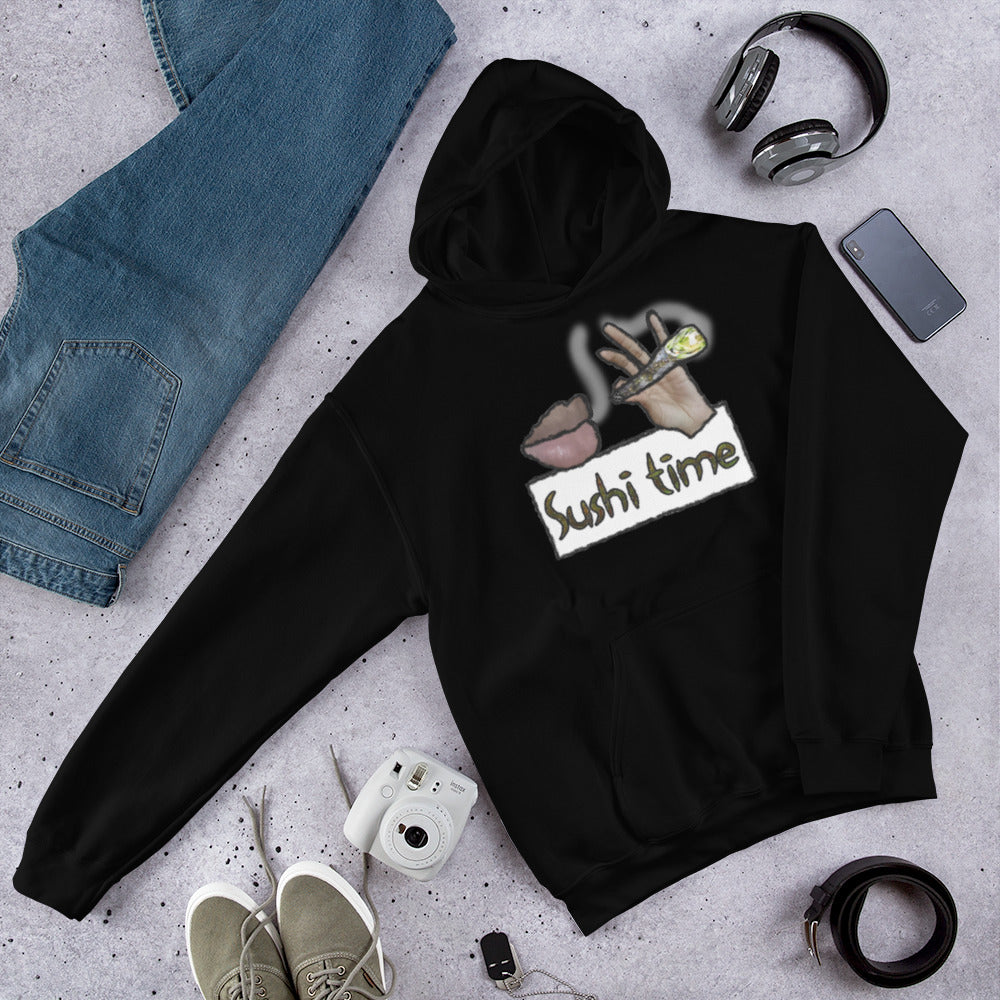 Sushi Time Unisex Graphic Hoodie