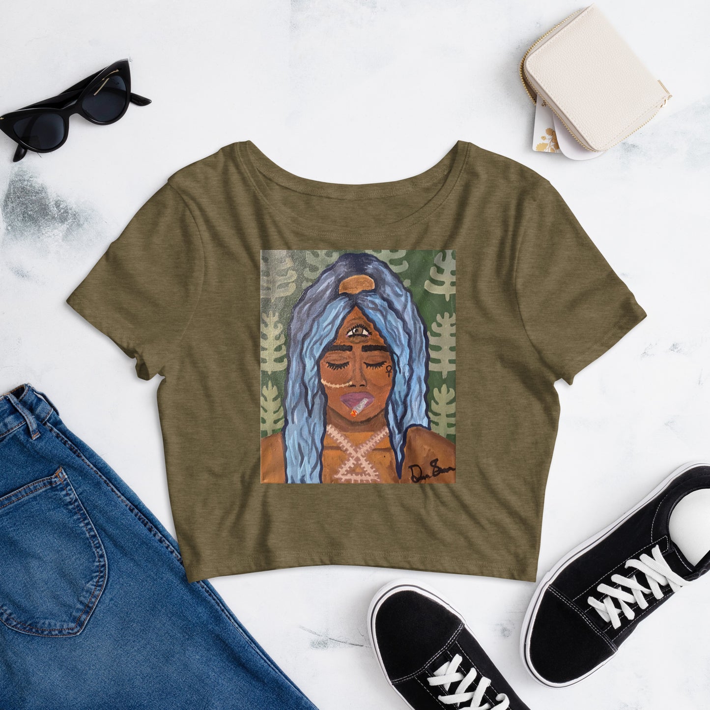 Woosah Pt. 1 Women’s Graphic Crop Tee