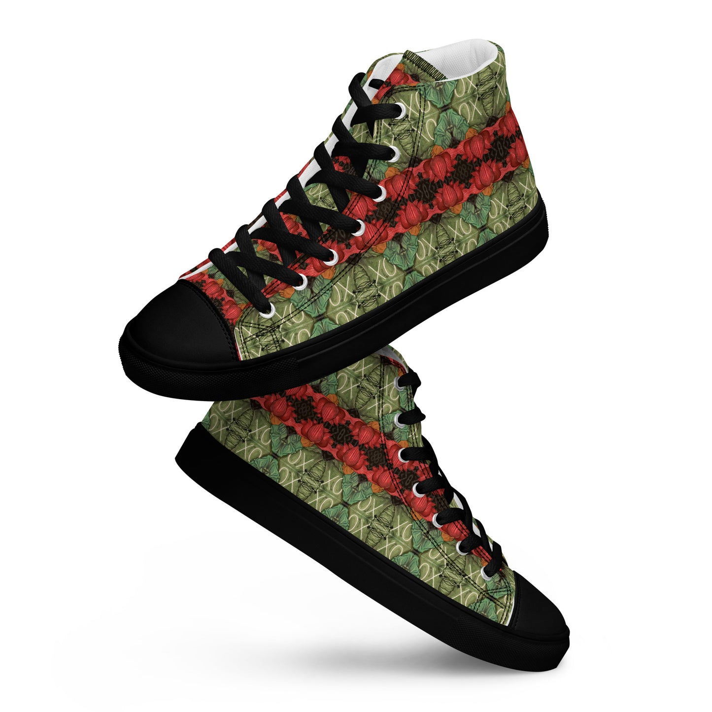 Ox Flower Bomb Women’s High Top Canvas Shoes