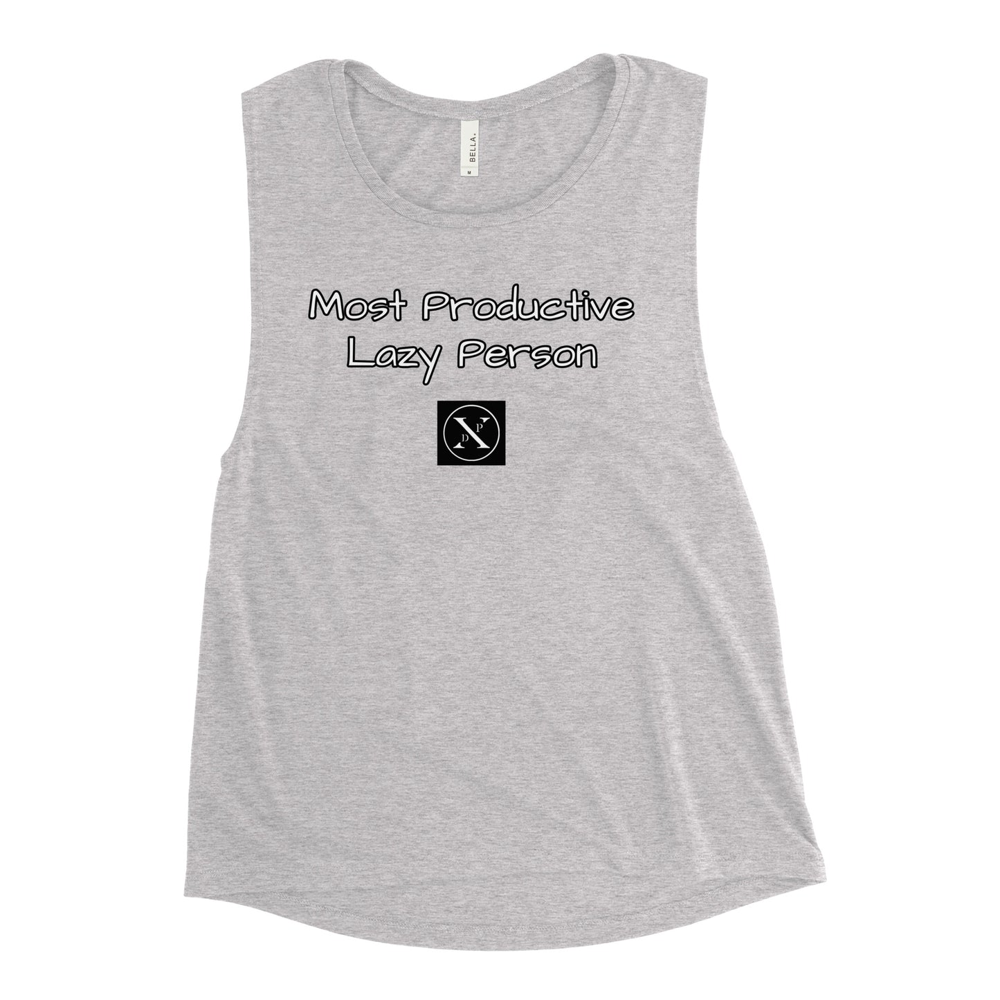 Most Productive Lazy Person Ladies’ Muscle Tank