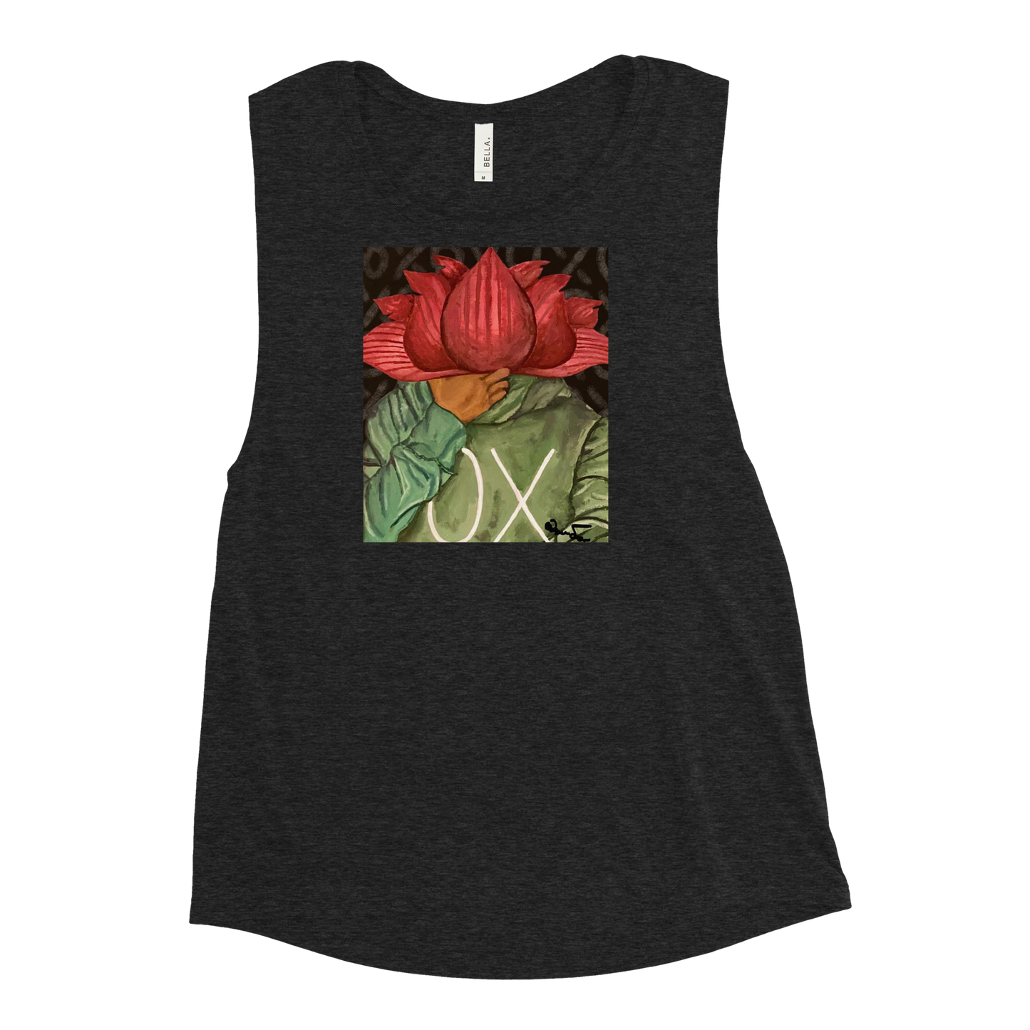 OX Flower Bomb Ladies’ Graphic Muscle Tank