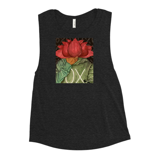 OX Flower Bomb Ladies’ Graphic Muscle Tank