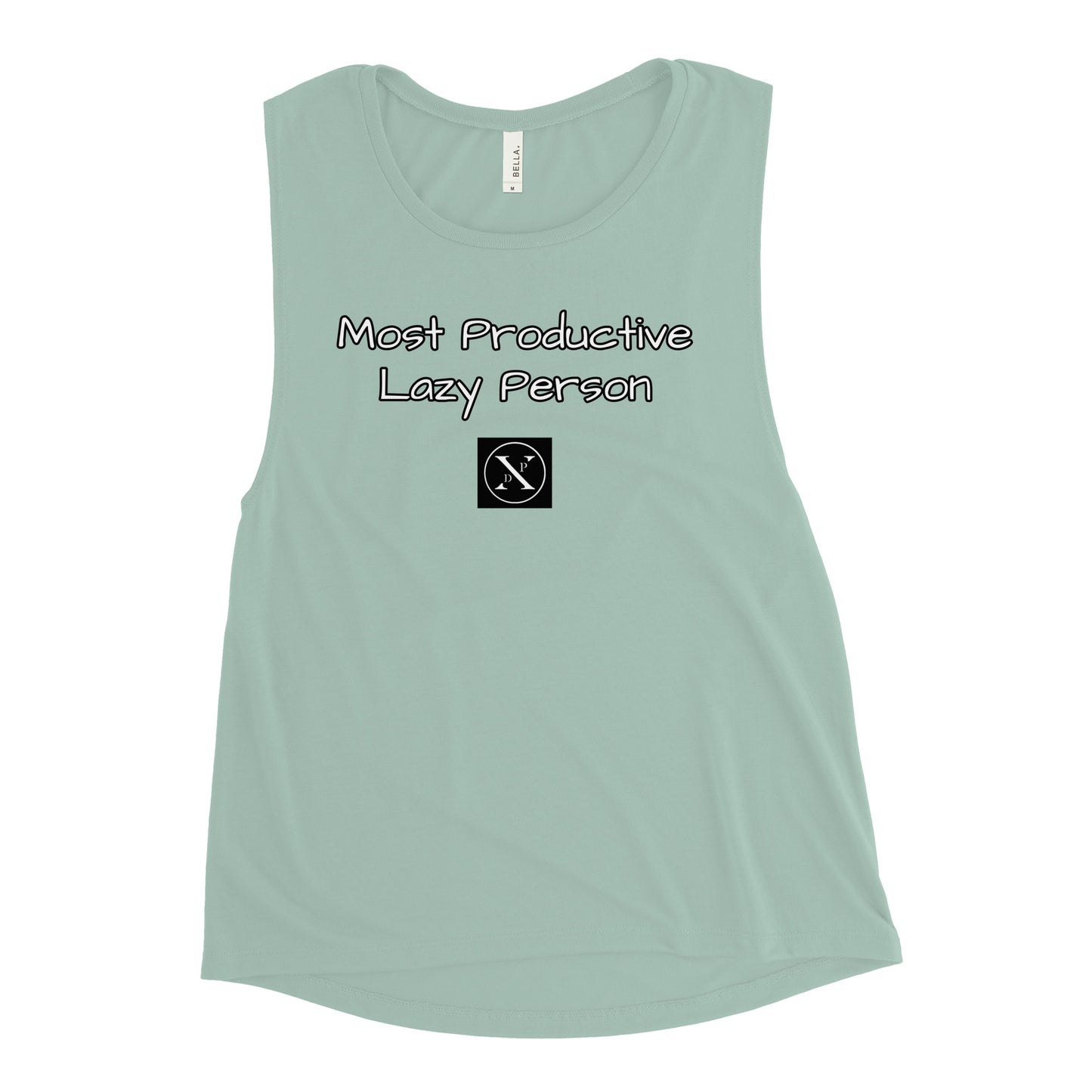 Most Productive Lazy Person Ladies’ Muscle Tank