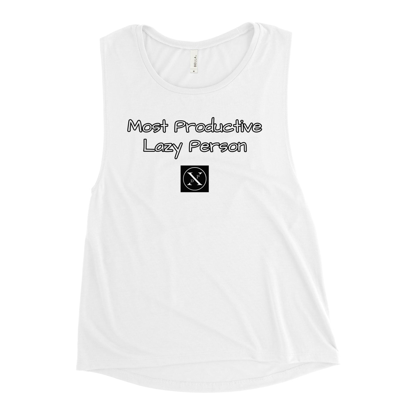 Most Productive Lazy Person Ladies’ Muscle Tank