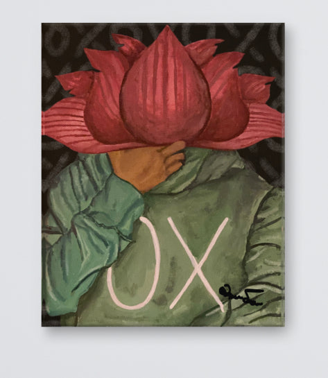 OX Flower Bomb Canvas Print